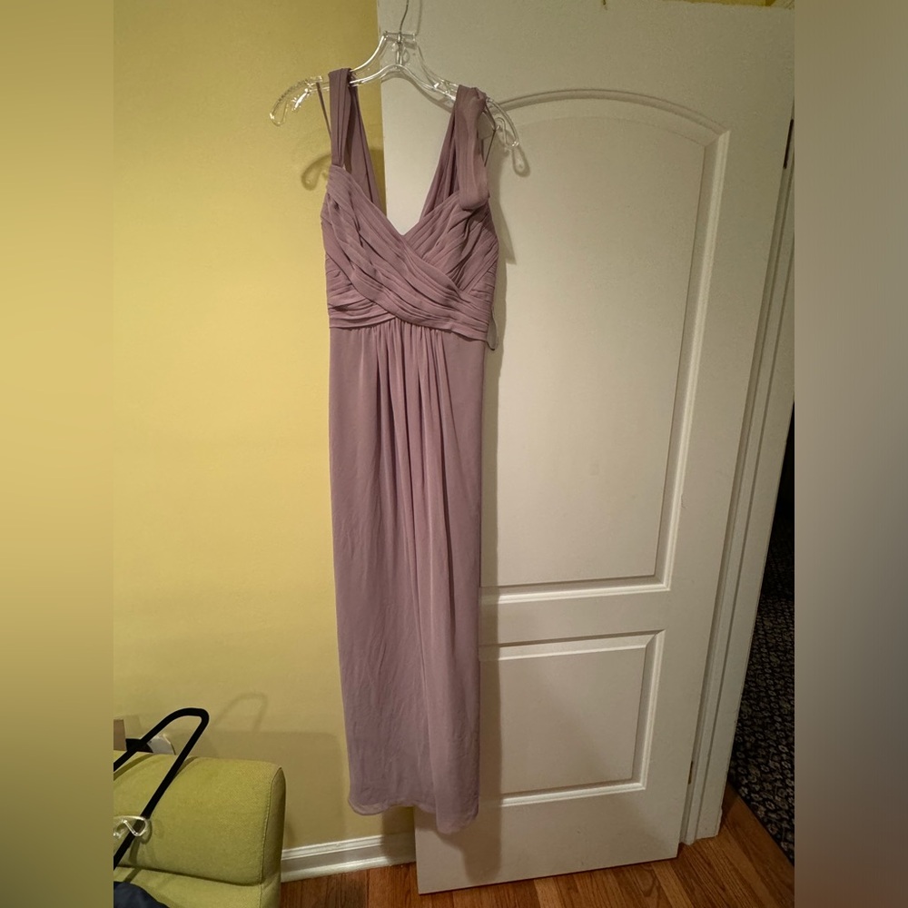 Monique Lhuillier Bridesmaids Lavender Bridesmaid Gown
